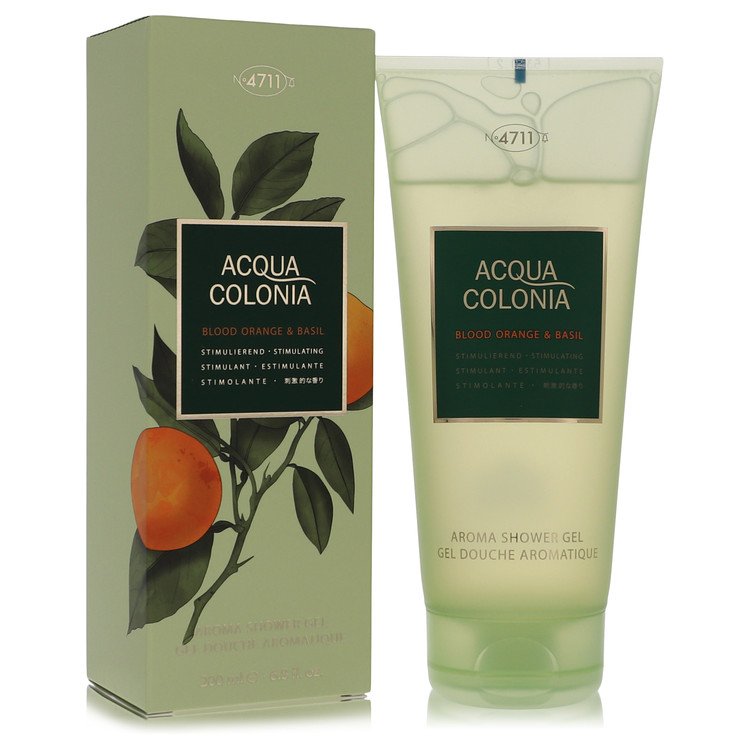 4711 Acqua Colonia Blood Orange & Basil 6.8 oz Shower Gel For Women By 4711