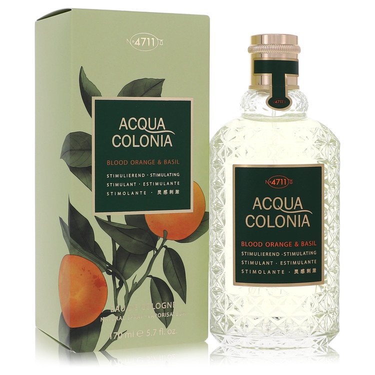 4711 Acqua Colonia Blood Orange & Basil 5.7 oz Eau De Cologne Spray (Unisex) For Women By 4711