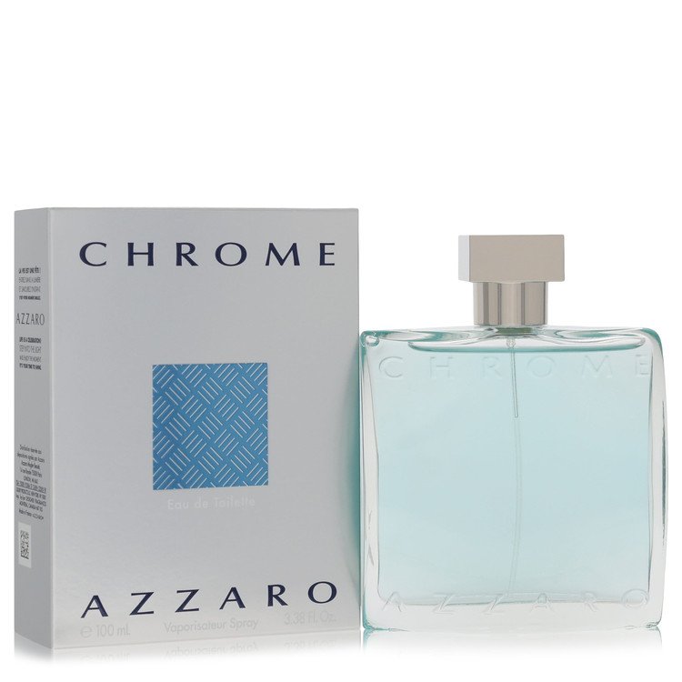 Chrome Gift Set By Azzaro 1.7 oz Eau De Toilette Spray + 2.5 oz All Over Shampoo For Men By Azzaro