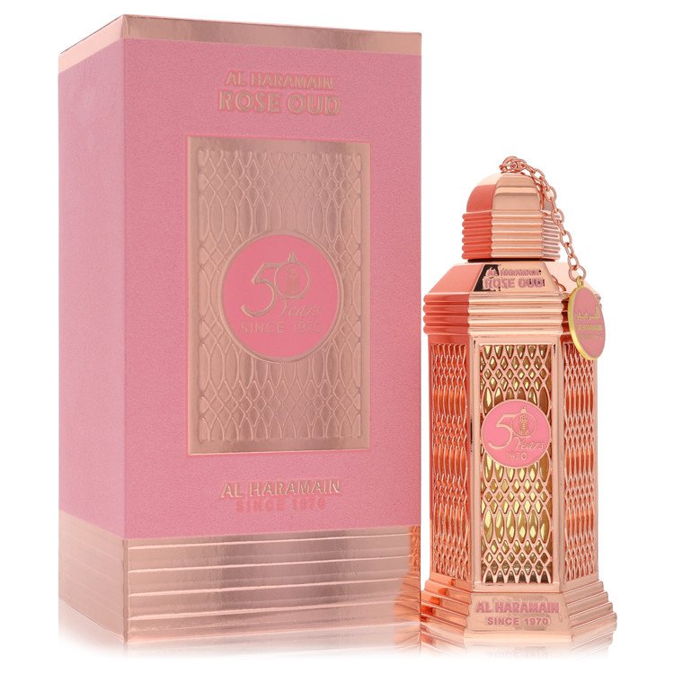 Al Haramain Rose Oud 3.4 oz Eau De Parfum Spray For Women By Al Haramain