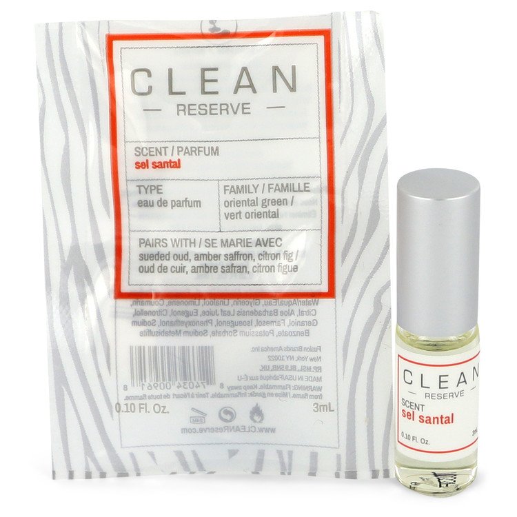 Clean Reserve Sel Santal 0.1 oz Mini EDP Rollerball For Women By Clean