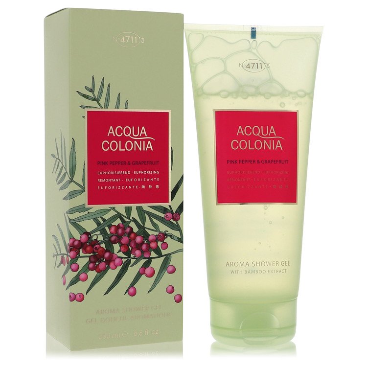 4711 Acqua Colonia Pink Pepper & Grapefruit 6.8 oz Shower Gel For Women By 4711