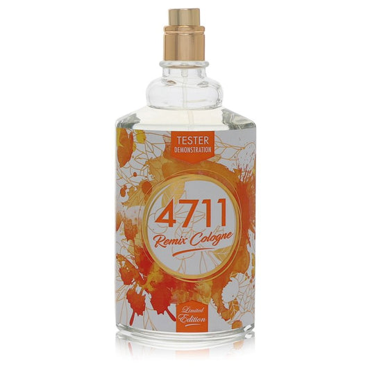 4711 Remix Orange 3.4 oz Eau De Cologne Spray (Unisex Tester) For Women By 4711