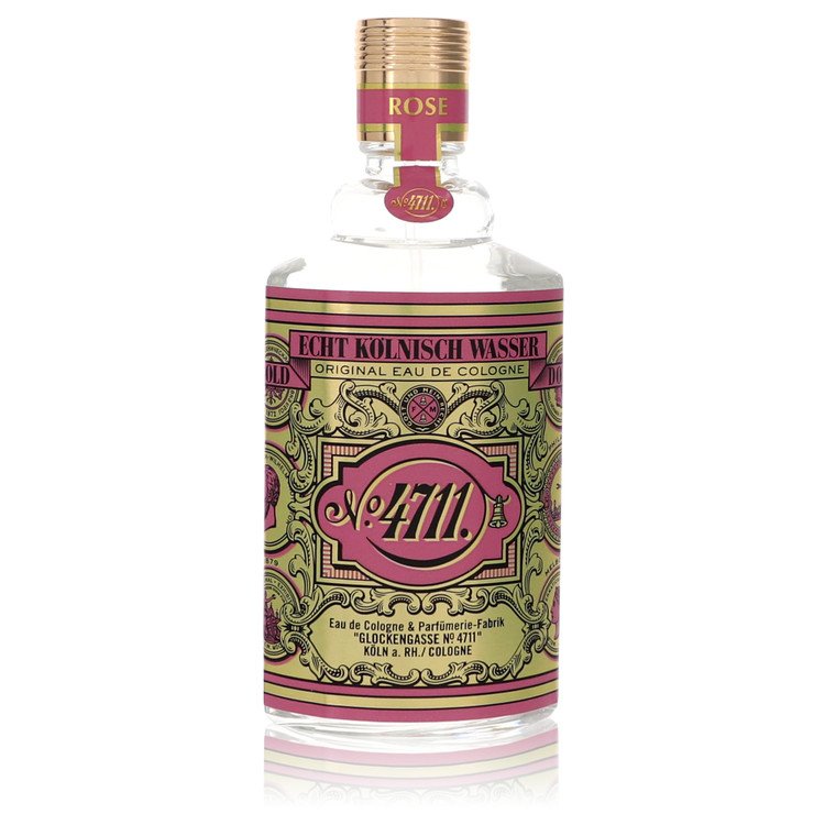 4711 Floral Collection Rose 3.4 oz Eau De Cologne Spray (Unisex Tester) For Men By 4711