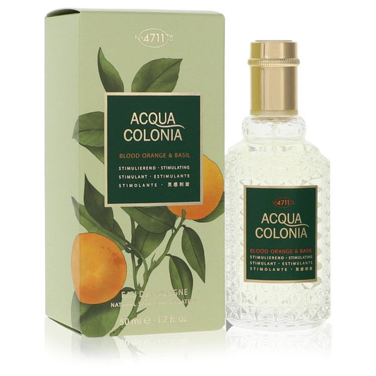 4711 Acqua Colonia Blood Orange & Basil 1.7 oz Eau De Cologne Spray (Unisex) For Women By 4711