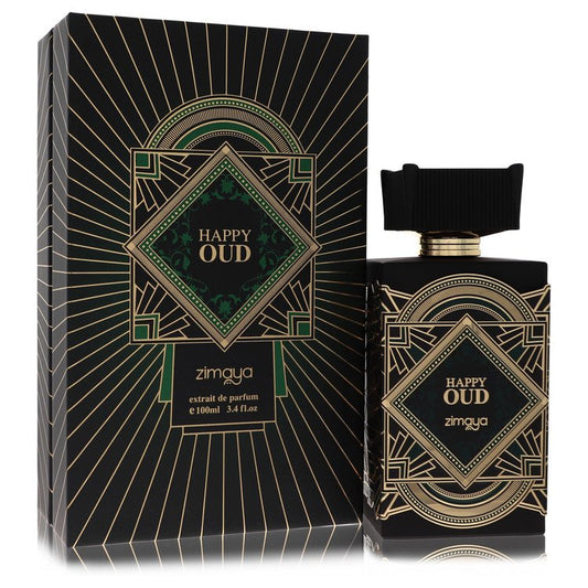 Afnan Zimaya Happy Oud 3.4 oz Extrait De Parfum Spray (Unisex) For Men By Afnan