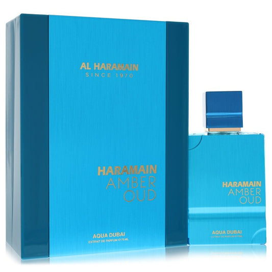 Al Haramain Amber Oud Aqua Dubai 2.53 oz Extrait De Parfum Spray For Men By Al Haramain