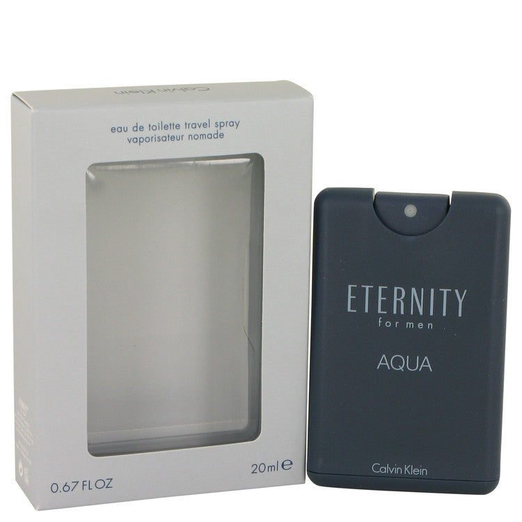 Eternity Aqua 0.67 oz Mini EDT Spray For Men By Calvin Klein
