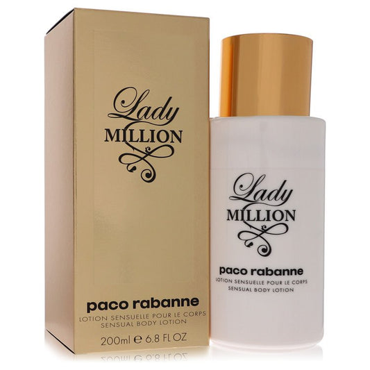 Lady Million 6.8 oz Body Lotion For Women By Paco Rabanne