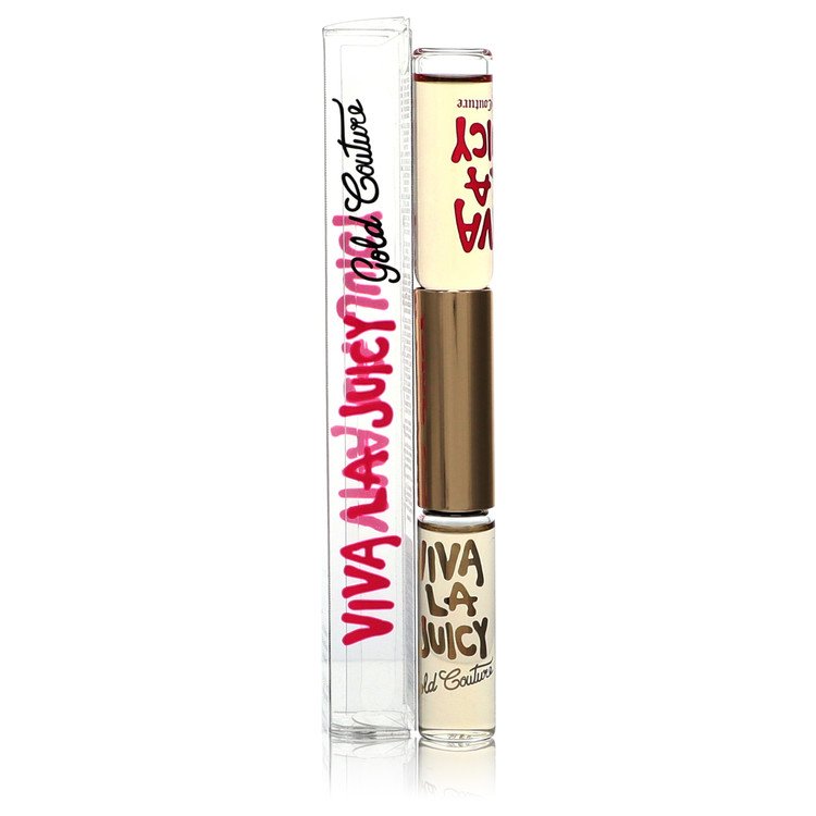 Viva La Juicy 0.33 oz Duo Roller Ball Viva La Juicy + Viva La Juicy Gold Couture For Women By Juicy Couture